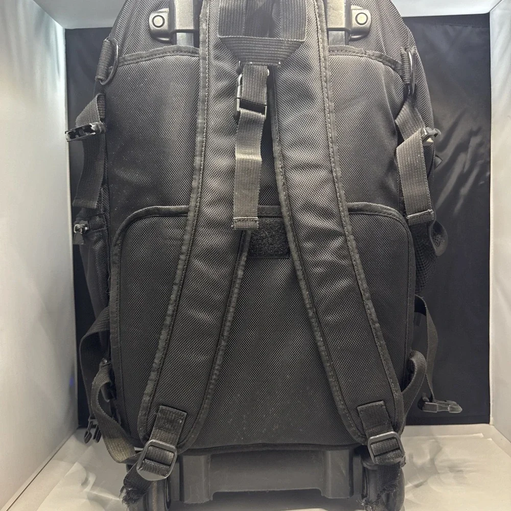 Harley-Davidson University Rolling Backpack w/ Wheels Retractable Handle Luggage
